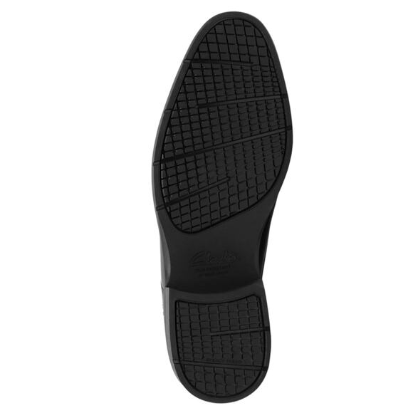 Clarks Men\'s Steadwell Cap Leather Dress Shoes Black Size 8 1/2 main image 5
